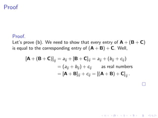 Lesson 5: Matrix Algebra (slides)