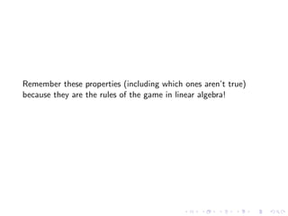 Lesson 5: Matrix Algebra (slides)