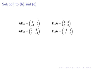 Lesson 5: Matrix Algebra (slides)