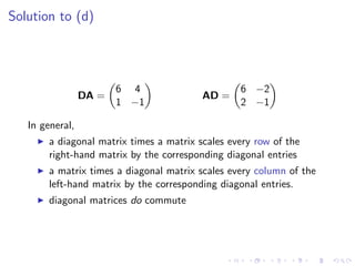 Lesson 5: Matrix Algebra (slides)