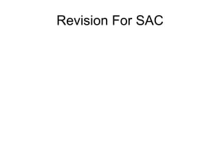 Revision For SAC 
