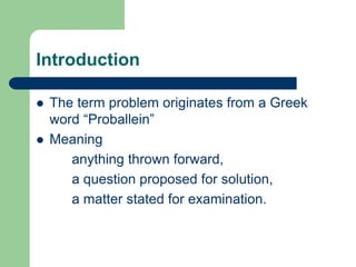 Problem With Meaning Inside Lesson-5-THE-RESEARCH-PROBLEM.ppt