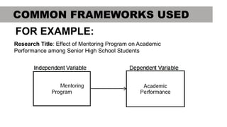 Comprehensive Guide to Research Frameworks: Theoretical and Conceptual ...