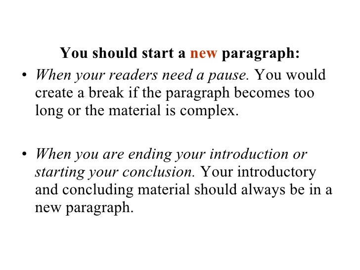 Lesson 8: Body Paragraphs