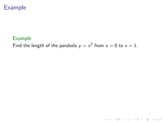 Lesson 8: Curves, Arc Length, Acceleration