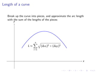 Lesson 8: Curves, Arc Length, Acceleration