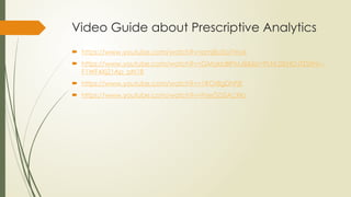 Mastering Prescriptive Analytics in Excel for Optimal Decision-Making ...