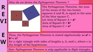 LESSON-9-PYTHAGOREAN-THEOREM-and-RIGHT-TRIANGLES-theorems | PPTX