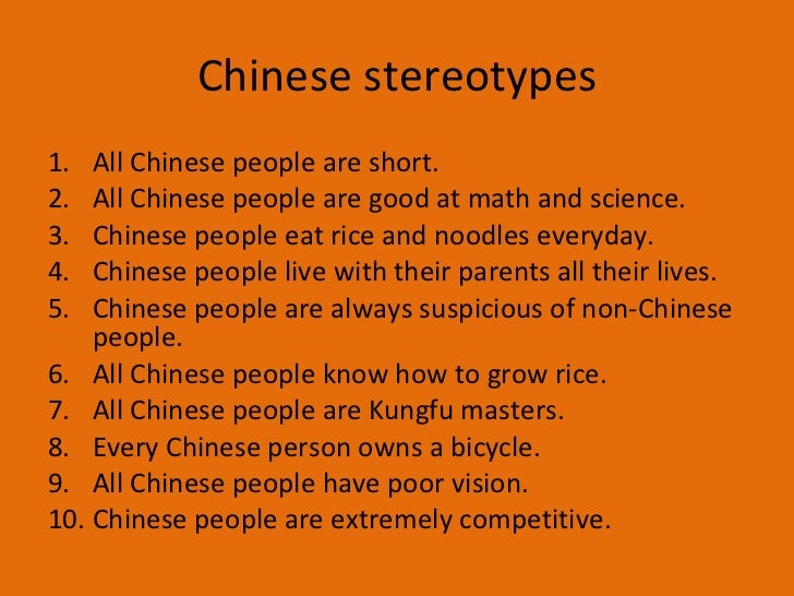 Asian People Stereotypes 5