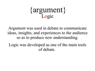 Lesson One: Why We Argue | PPT