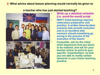 Lesson planning-revision&consolidation
