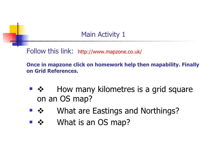 Os mapzone homework help