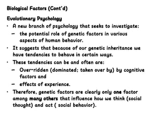 Introduction to Social Psychology ( The Field of Social Psychology) | PDF