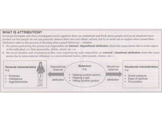 Social Perception Attribution 
