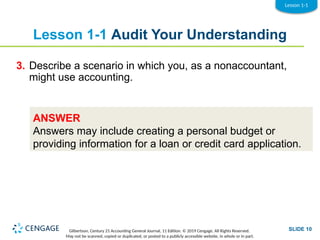 Lesson 01-1-G Accounting in Action Cengage | PPTX