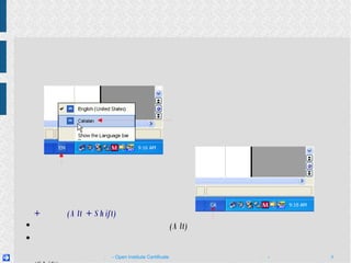 របៀប​ប្ដូរ​ក្ដារចុច​មក​ជា​ក្ដារចុច​ខ្មែរ ចំណាំ ៖   ដើម្បី​វាយ​អក្សរខ្មែរ ត្រូវ​ប្ដូរ​ក្ដារចុច​ជា​ក្ដារចុច​ខ្មែរ​ជាមុន​សិន ។ ក្ដារចុច​ខ្មែរ ឬ​ចុច​គ្រាប់ចុច  ជំនួស   + ប្ដូរ   (Alt + Shift) មេដៃ​ឆ្វេង  ចុច​គ្រាប់ចុច  ជំនួស   (Alt) កូន​ដៃ​ឆ្វេង  ចុច​គ្រាប់ចុច  ប្ដូរ   (Shift) ចុច​ទីនេះ ជ្រើស 