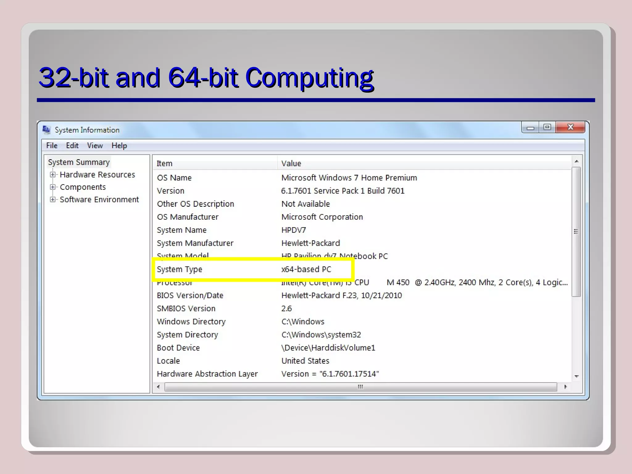 32-bit and 64-bit Computing32-bit and 64-bit Computing
 