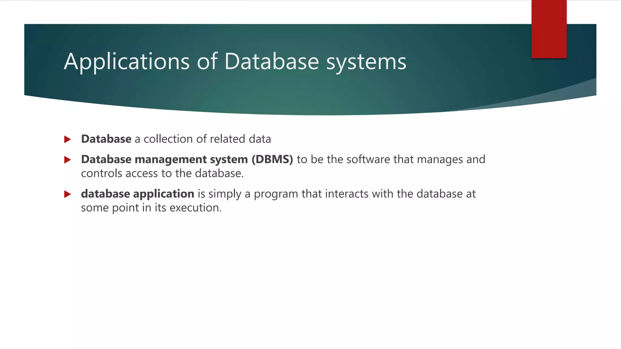 Lesson 01 Database Management System | PPT