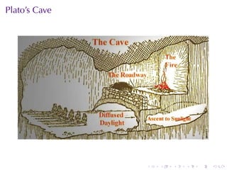 Plato’s	Cave




               .   .   .   .   .   .
 