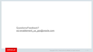 Getting Started with Oracle Cloud Infrastructure | PPTX