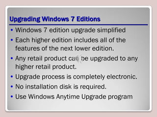 Lecture Lesson 1 Windows 7 Configuration | PPSX