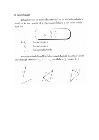22


2.9 ความเร่งในสองมิติ
 