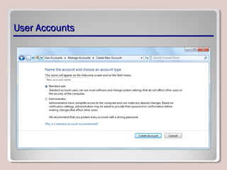 User AccountsUser Accounts
 