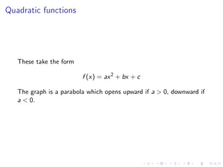 Lesson 2: A Catalog of Essential Functions