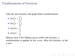 Lesson 2: A Catalog of Essential Functions
