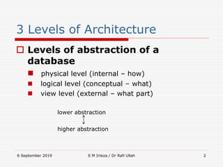 Lesson02 database system architecture | PPT