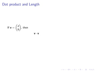 Lesson03 Dot Product And Matrix Multiplication Slides Notes