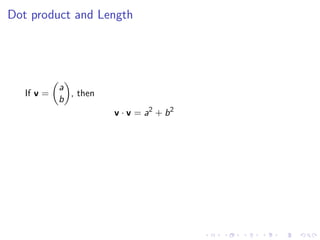 Lesson03 Dot Product And Matrix Multiplication Slides Notes