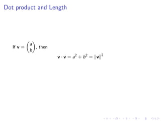 Lesson03 Dot Product And Matrix Multiplication Slides Notes