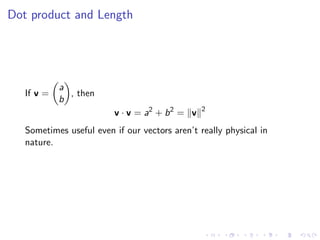 Lesson03 Dot Product And Matrix Multiplication Slides Notes