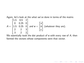 Lesson03 Dot Product And Matrix Multiplication Slides Notes