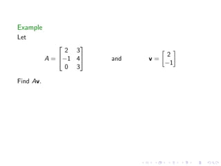 Lesson03 Dot Product And Matrix Multiplication Slides Notes
