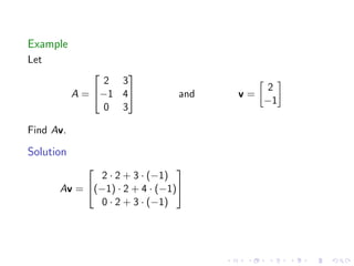 Lesson03 Dot Product And Matrix Multiplication Slides Notes