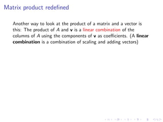 Lesson03 Dot Product And Matrix Multiplication Slides Notes