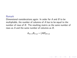 Lesson03 Dot Product And Matrix Multiplication Slides Notes