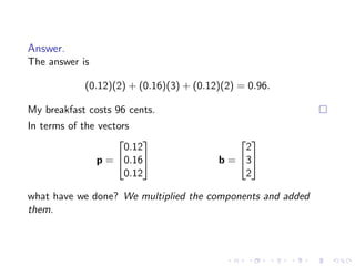 Lesson03 Dot Product And Matrix Multiplication Slides Notes
