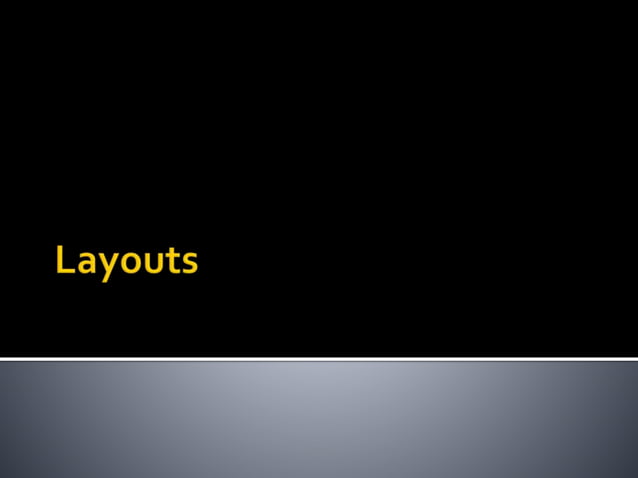 Lesson 03 Layouts In Wpf Ppt
