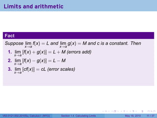 Lesson 3: Limit Laws | PDF