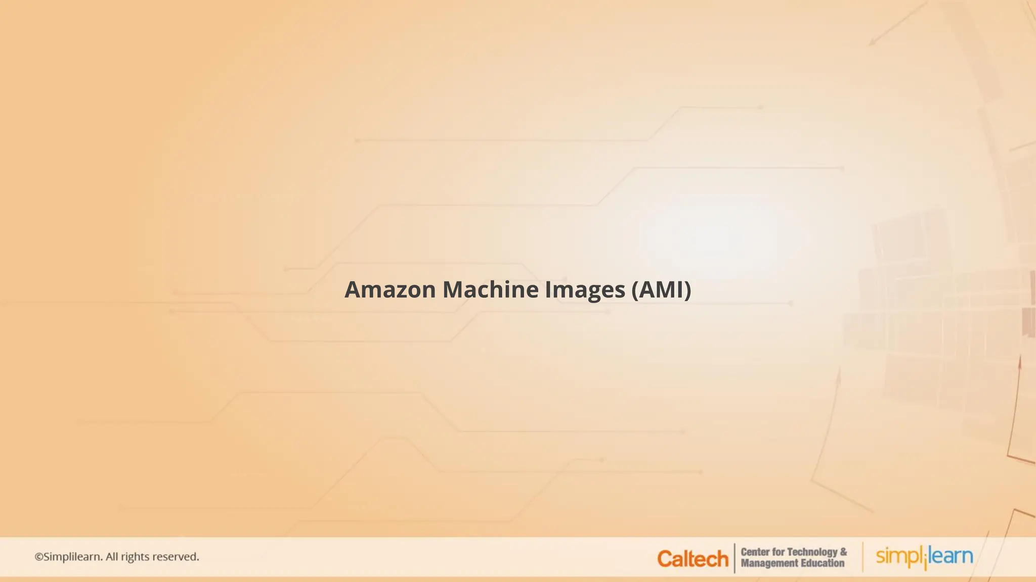 Amazon Machine Images (AMI)
 