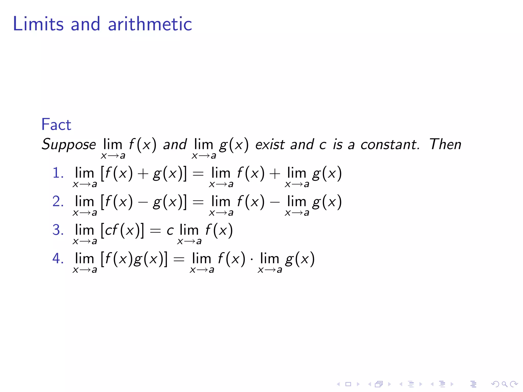 Lesson 4: Calculating Limits