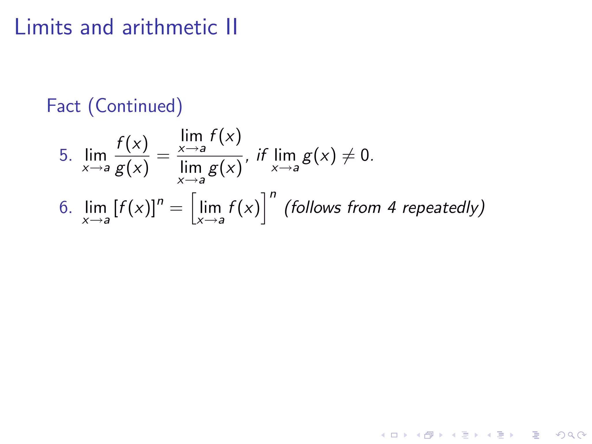 Lesson 4: Calculating Limits
