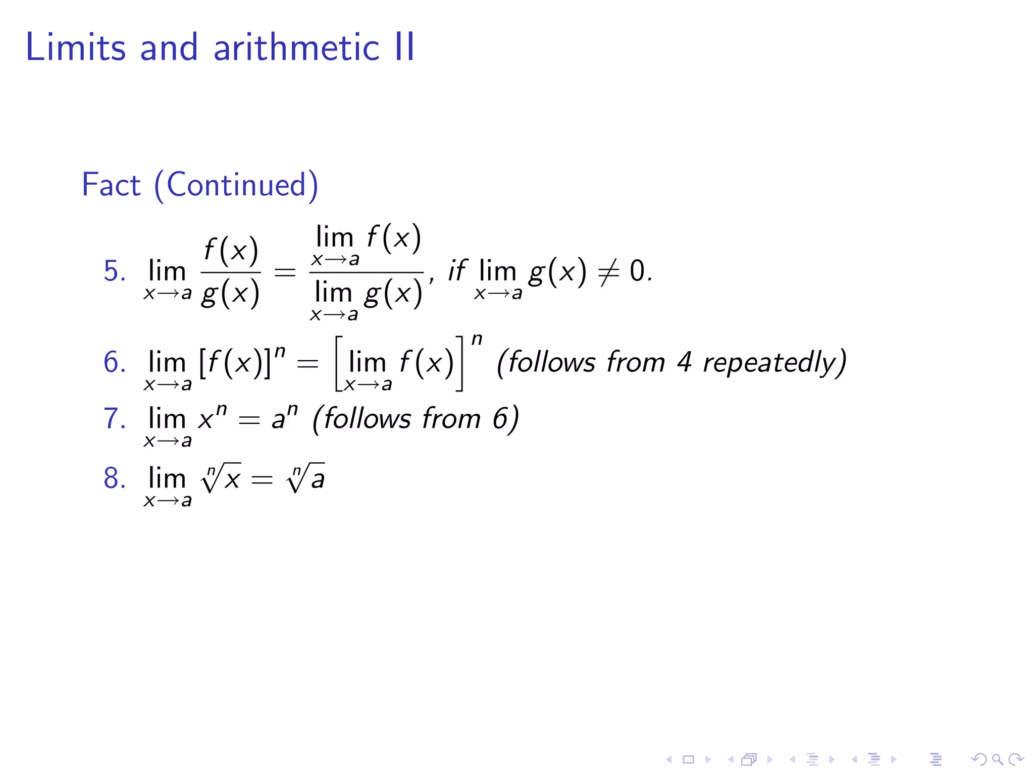 Lesson 4: Calculating Limits
