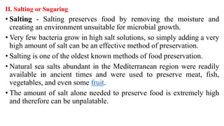 Salting Method Example Preservation methods | PPTX