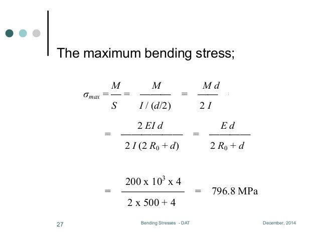 Lesson 05 Bending And Shearing Stresses Lesson 05 Bending And Shearing Stresses