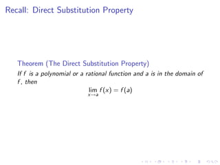 Lesson 5: Continuity