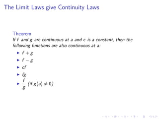 Lesson 5: Continuity